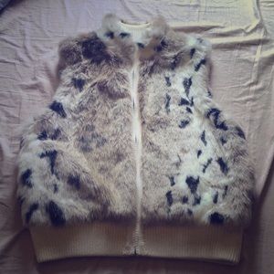 Lisa International Faux Fur Vest